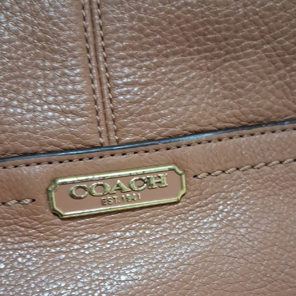 Coach Leather Shoulder Bag - Picture 2 of 14
